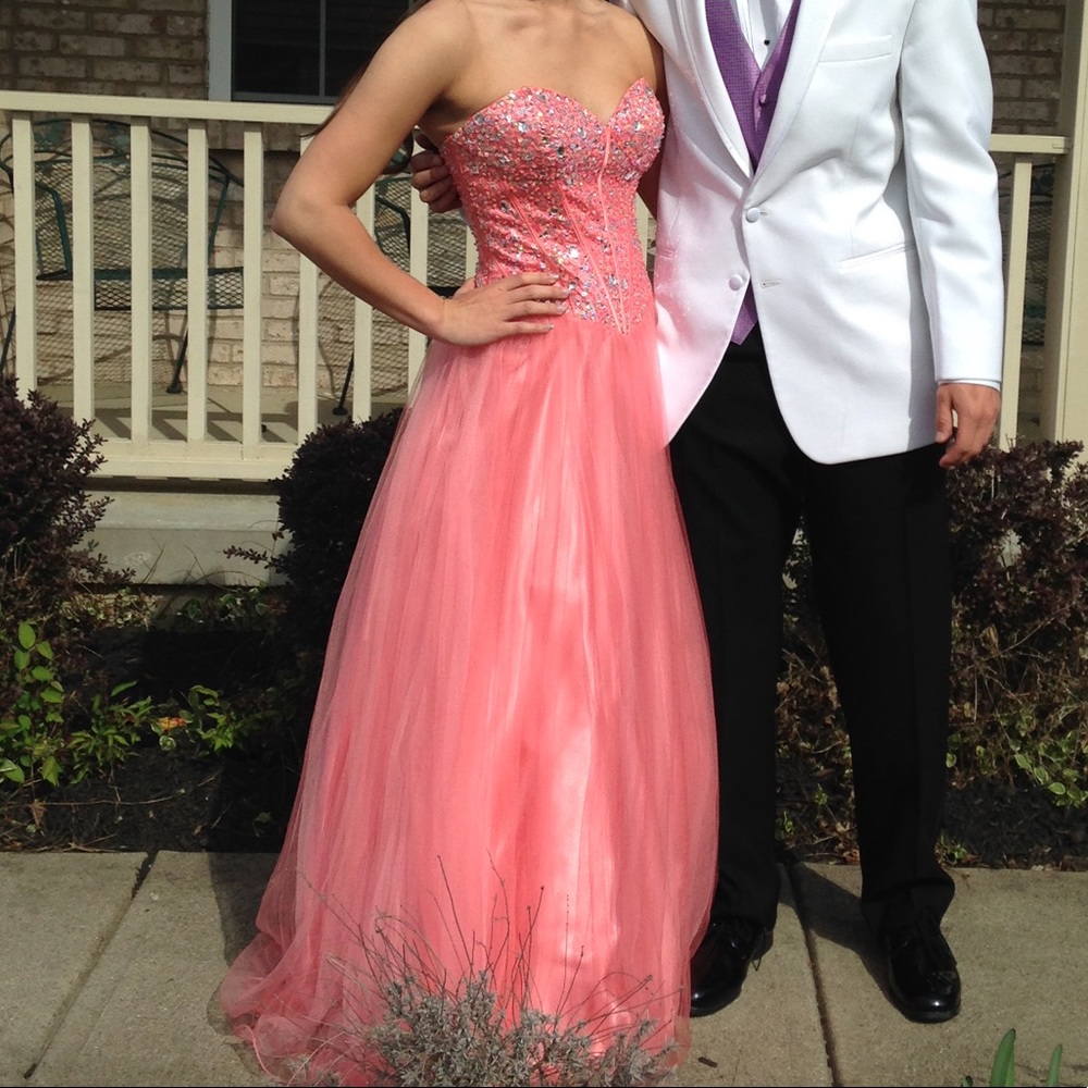 Pink princess prom dress -Beyond Division Jovani